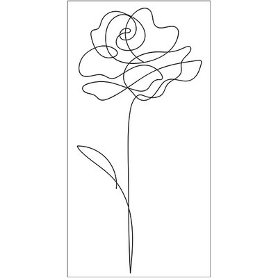 Wall Pops Sweet Rose Wall Art Kit Blacks