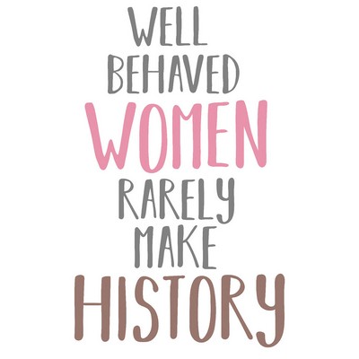 Wall Pops Women Make History Wall Quote Multicolor