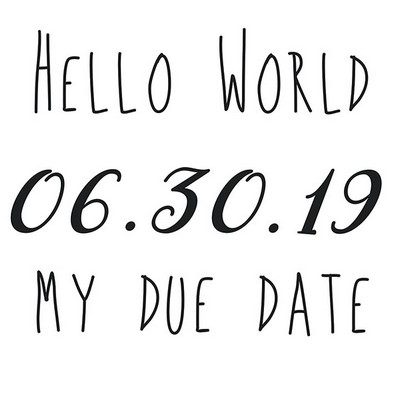 Wall Pops Due Date Wall Quote Blacks