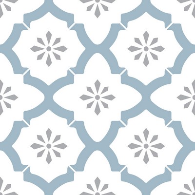 Wall Pops Alfama Peel & Stick Floor Tiles  Multicolor