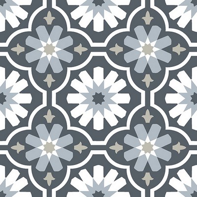 Wall Pops Sevilla Peel & Stick Floor Tiles  Multicolor