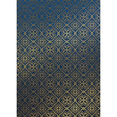 Wall Pops Gold Medallion Wall Mural Blues
