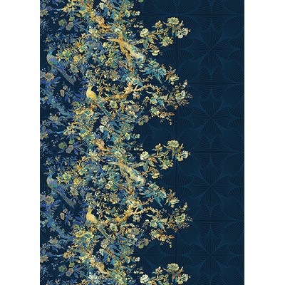 Wall Pops Navy Chinoserie Wall Mural Blues