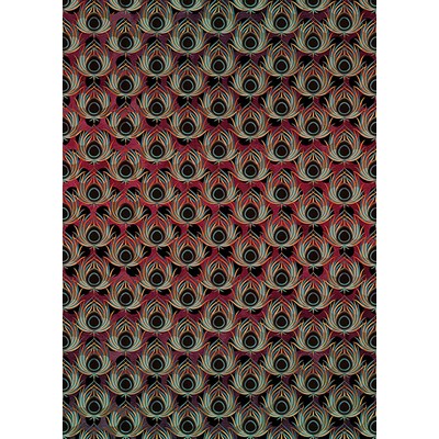 Wall Pops Paon Rouge Wall Mural Reds