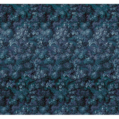 Wall Pops Botanique Bleu Wall Mural Blues