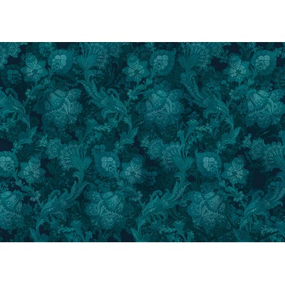 Wall Pops Fleurs de Nuit Wall Mural Greens