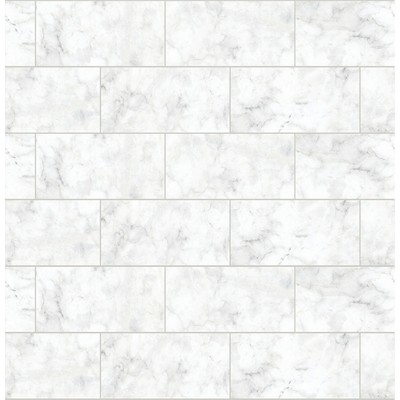Wall Pops Metro Carrara Peel & Stick Wallpaper Whites & Off-Whites