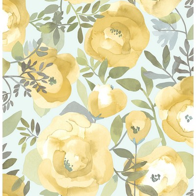 Wall Pops Peachy Keen Yellow Peel & Stick Wallpaper Yellows