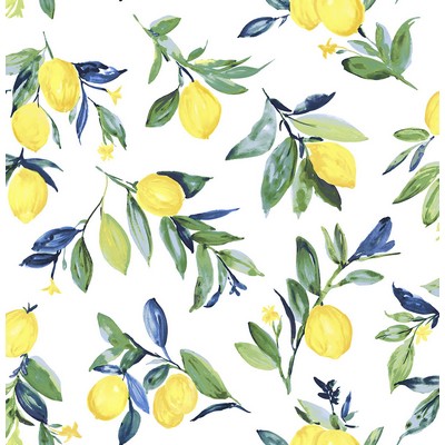 Wall Pops Lemon Drop Yellow Peel & Stick Wallpaper Yellows