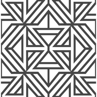 Wall Pops Black Linear Peel & Stick Wallpaper Blacks