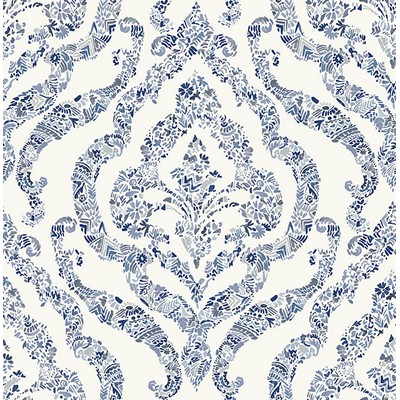 Wall Pops Blue Guildford Peel & Stick Wallpaper Blues