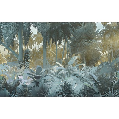 Wall Pops Misty Jungle Wall Mural Greys