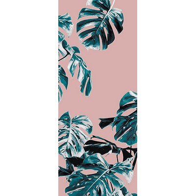 Wall Pops Monstera Rose Wall Mural Pinks