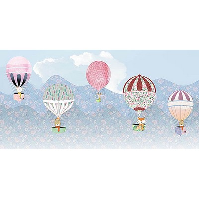 Wall Pops Happy Balloon Wall Mural Multicolor
