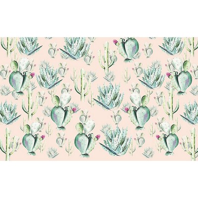 Wall Pops Cactus Rose Wall Mural Greens