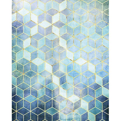 Wall Pops Mosaik Azzuro Wall Mural Blues