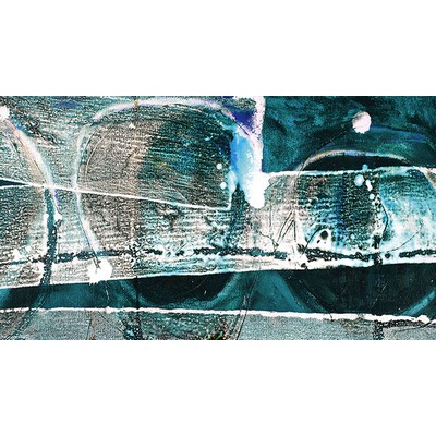 Wall Pops Tracks Imbricating Wall Mural Greens