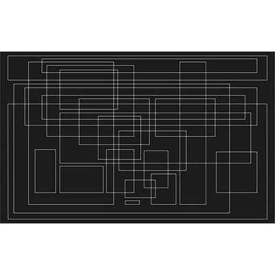 Wall Pops Mills Board Black Wall Mural Blacks