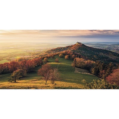 Wall Pops Autumn Mountain Wall Mural Multicolor