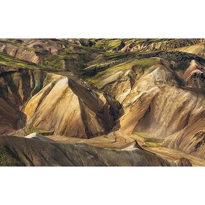 Wall Pops Shiny Mountains Wall Mural Neutrals