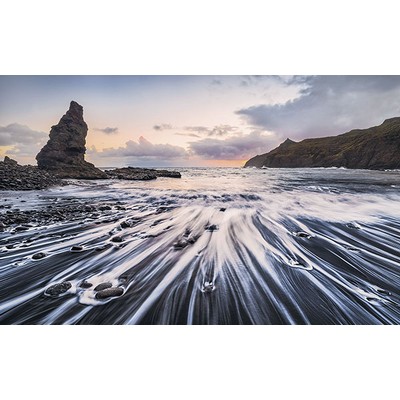 Wall Pops Smooth Waters Wall Mural Multicolor