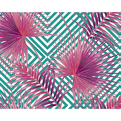 Wall Pops Popical Wall Mural Pinks