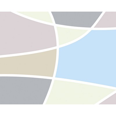 Wall Pops Abstract Pastel Shapes Wall Mural Multicolor