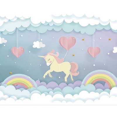 Wall Pops Unicorn Dream Wall Mural Multicolor