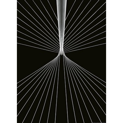 Wall Pops 3D Strings Wall Mural Blacks