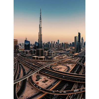 Wall Pops Dubai United Arab Emirates Wall Mural Multicolor