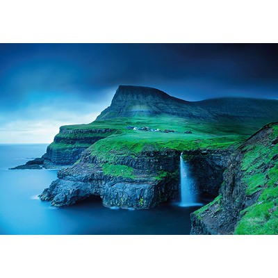 Wall Pops Gsadalur Faroe Islands Wall Mural Blues