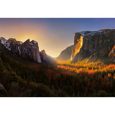 Wall Pops Yosemite National Park USA Wall Mural Multicolor