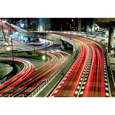 Wall Pops Urban Light stripes Wall Mural Multicolor