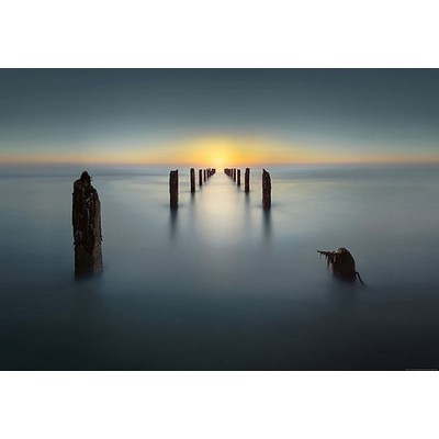 Wall Pops Sea Infinity Wall Mural Greys