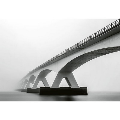Wall Pops Bridge Architecture Wall Mural Greys