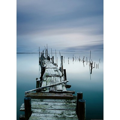 Wall Pops Zen Pier Wall Mural Blues