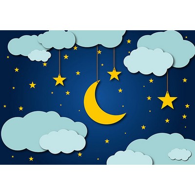 Wall Pops Sleep Well Wall Mural Blues