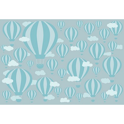 Wall Pops Blue Air Balloons Wall Mural Blues
