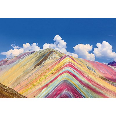 Wall Pops Rainbow Mountain Peru Wall Mural Multicolor