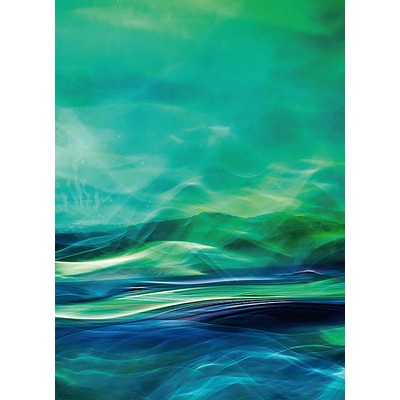 Wall Pops Green Waterscape Wall Mural Greens