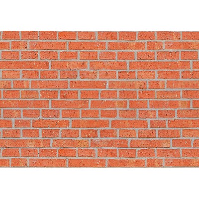 Wall Pops Clean Brick Wall Wall Mural Reds