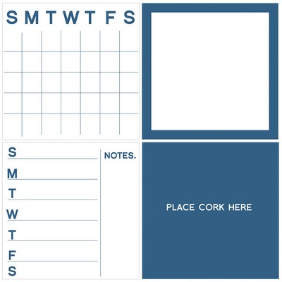 Wall Pops Blue Organization Kit Blues