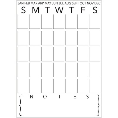 Wall Pops Calendar and Notes  Whites & Off-Whites