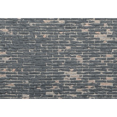 Wall Pops Painted Bricks Wall Mural Blacks