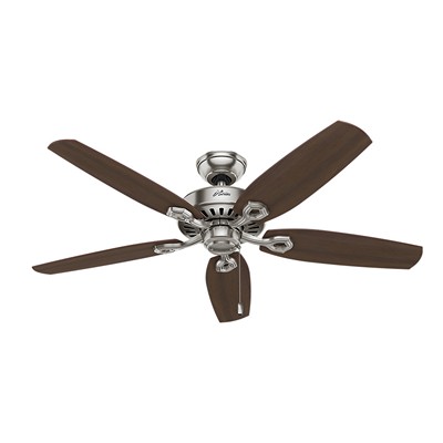 Hunter Fan Co Builder Elite ENERGY STAR 52in Brushed Nickel