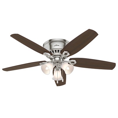 Hunter Fan Co Builder Low Profile 52in Brushed Nickel