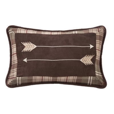 HomeMax Imports Embroidery Arrow Pillow multi