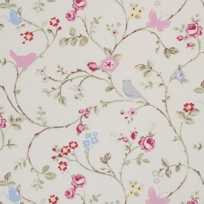 Clarke and Clarke BIRD F0293 GREY