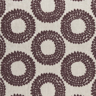 Clarke and Clarke F0954 4-PLUM