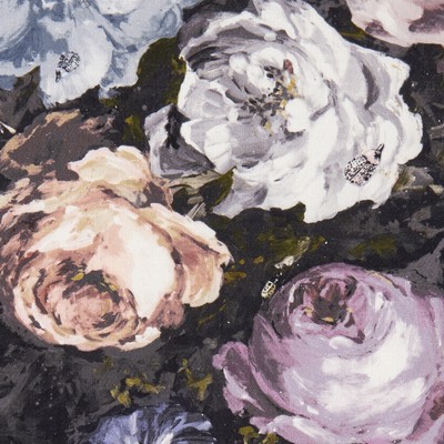 Clarke and Clarke F1088 1-BLUSH/CHARCOA